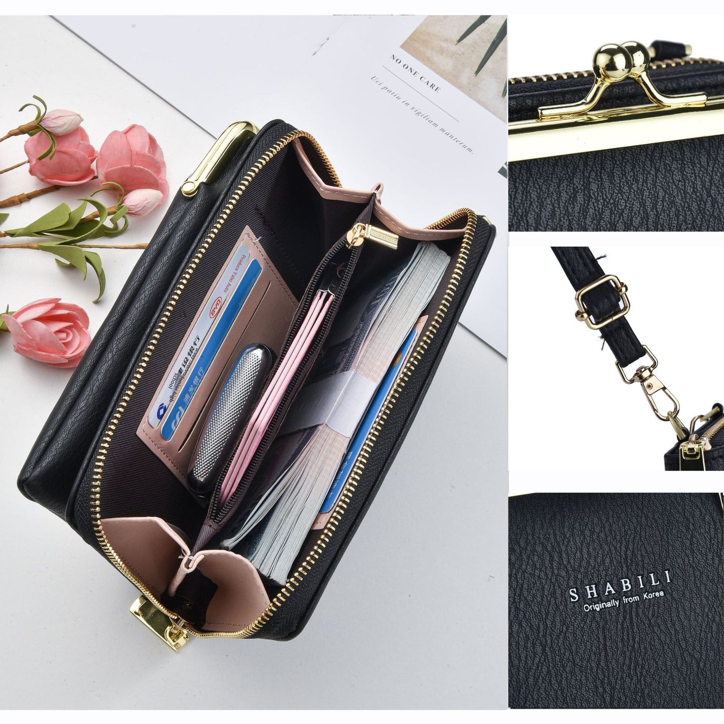 Large-capacity Crossbody Shoulder Bag With Zippered Storage