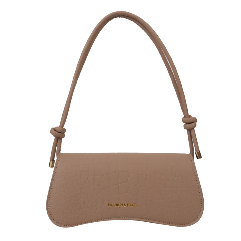 Summer Minimalist PU Underarm Bag Chic Solid Color Square Shoulder Purse Versatile Crossbody Tote For Women Elegant Office