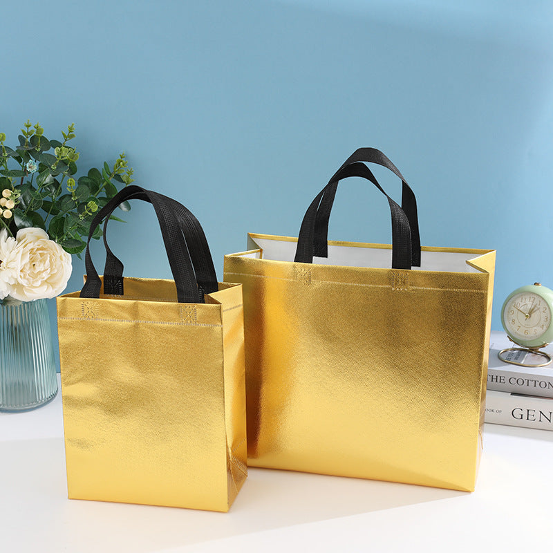 Aluminum Coated Non-woven Folding Tote Bag
