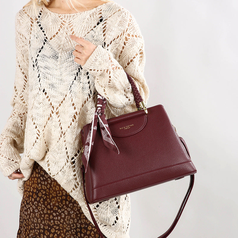 Retro High-end Large-capacity Light-luxury Womens Crossbody Tote Bag