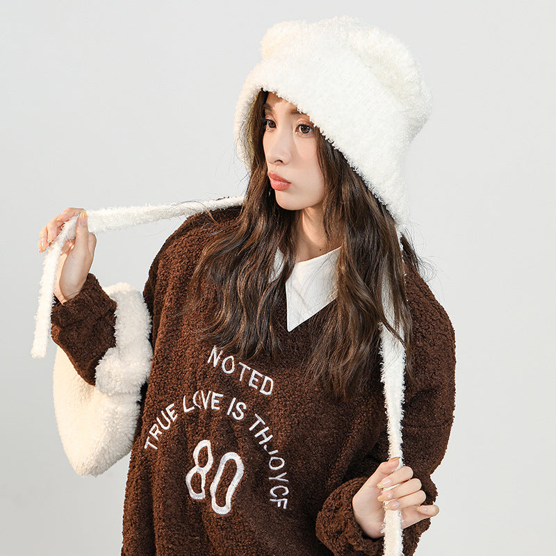 Japanese Style All-matching Warm Soft And Adorable Woolen Cap