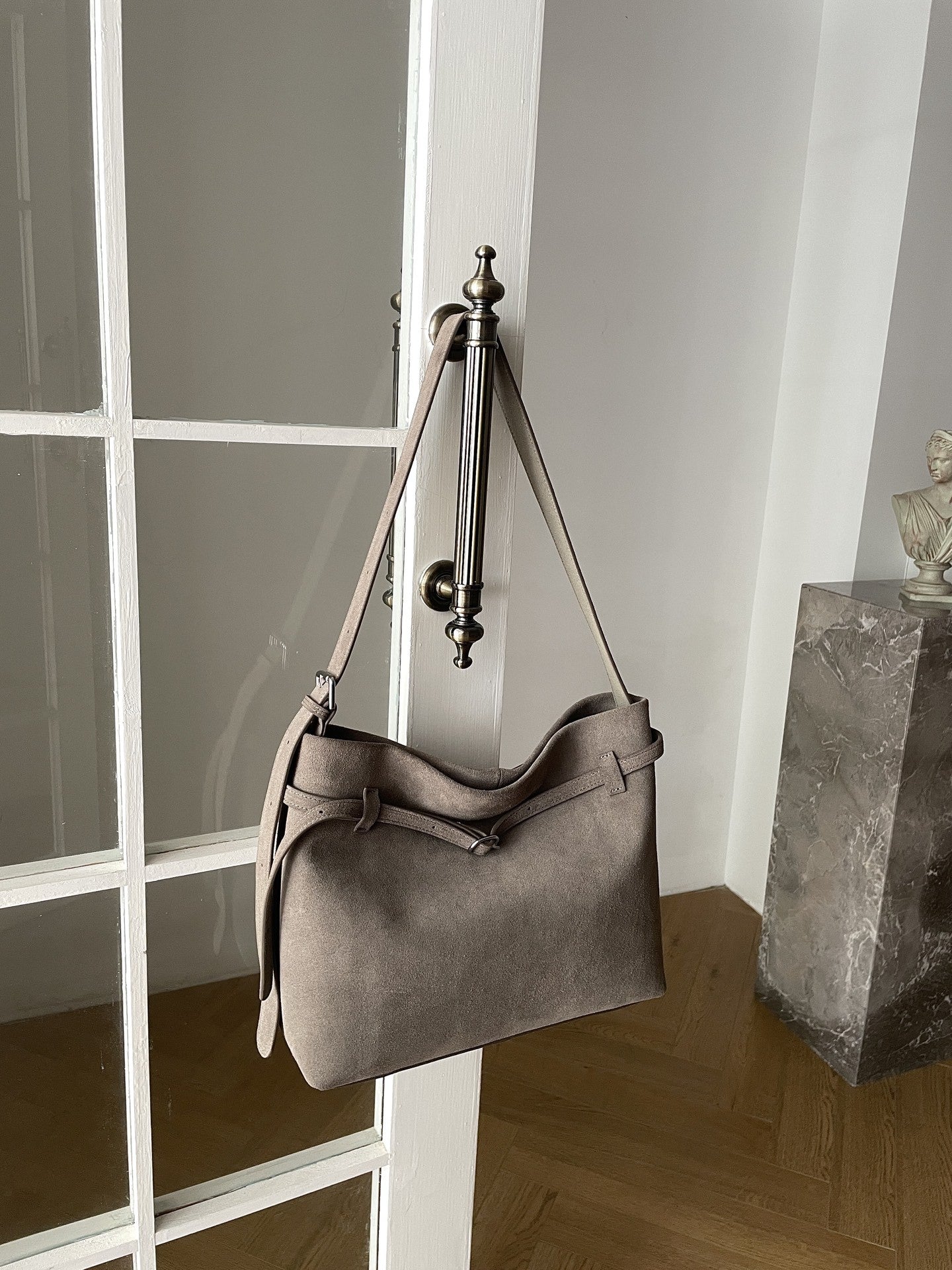 Retro Matte Large Capacity Tote Shoulder Bag