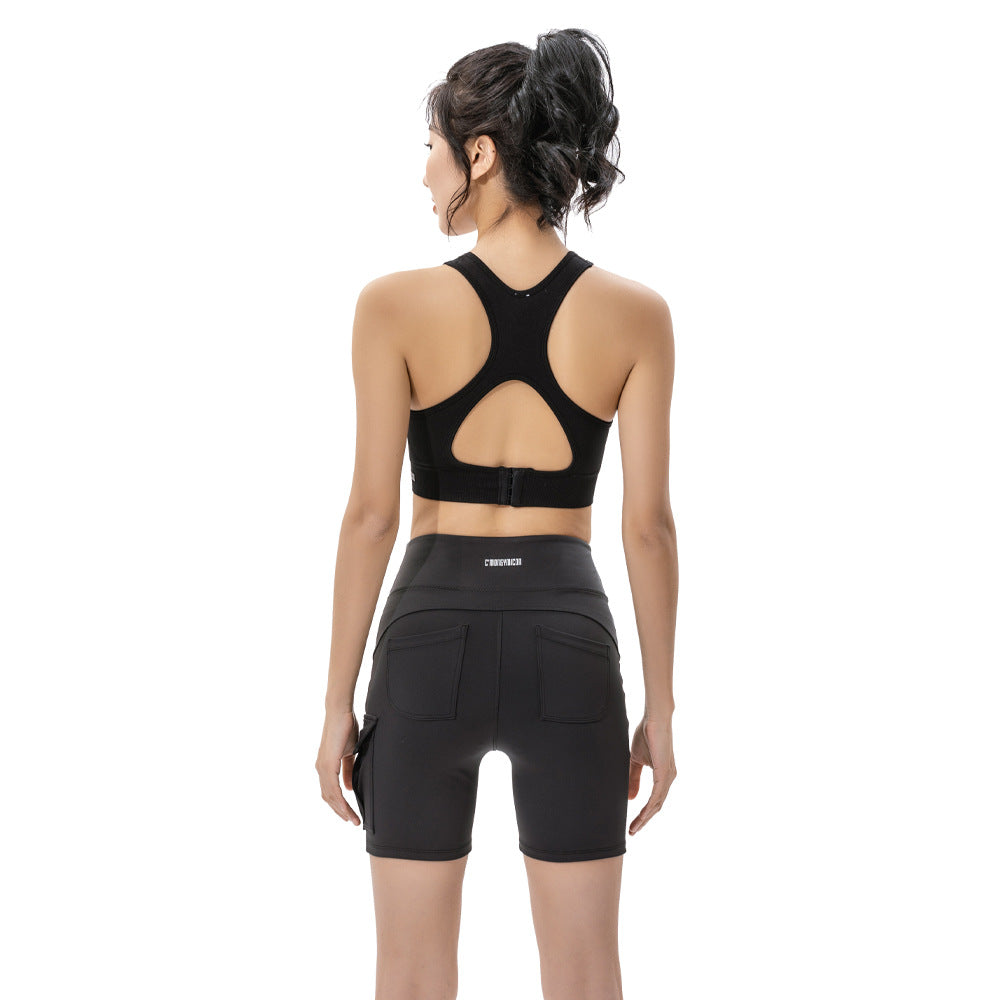 Outdoor Function Skinny Hip Raise Sports Cycling Pants