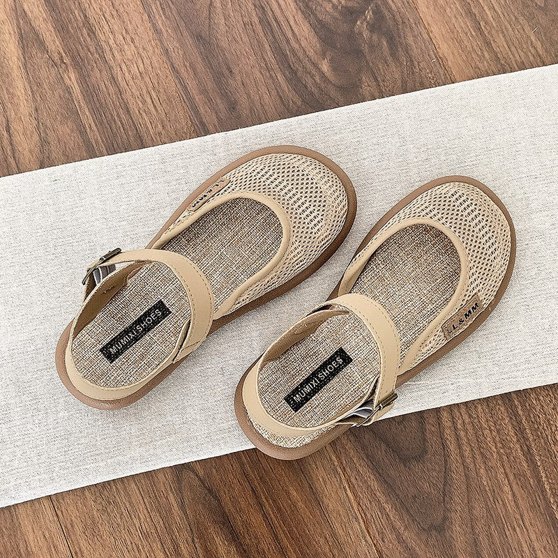 Women's Soft-Soled Mesh Breathable Cotton And Linen Sandals