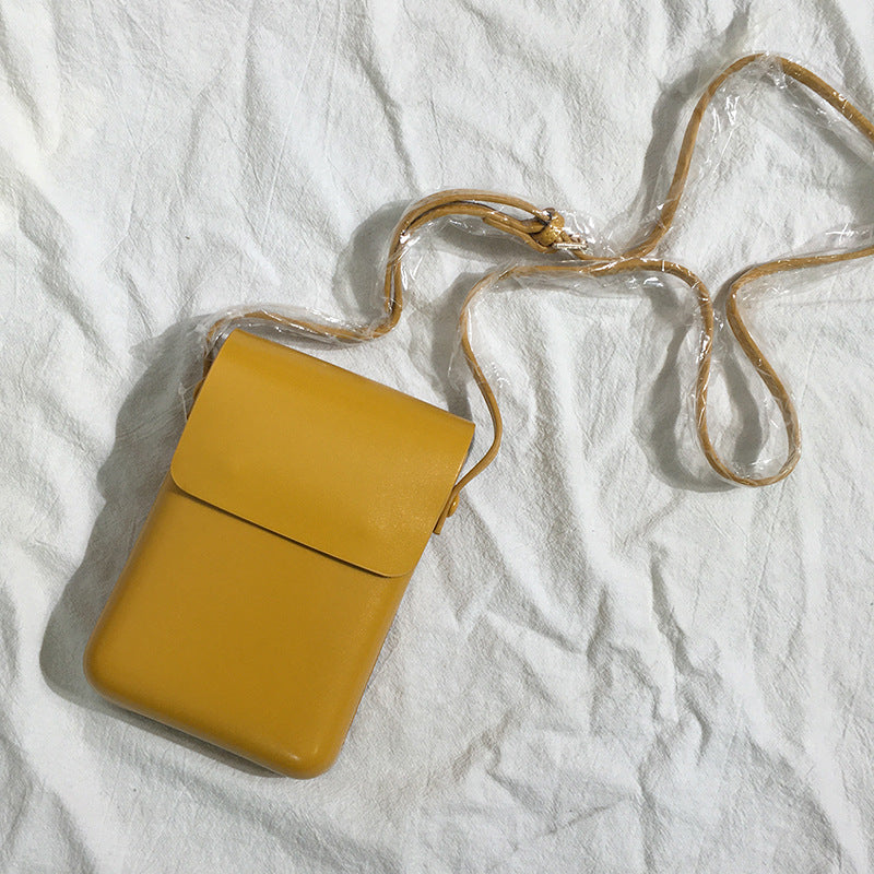 Women's Vertical Shoulder Bag Small Satchel