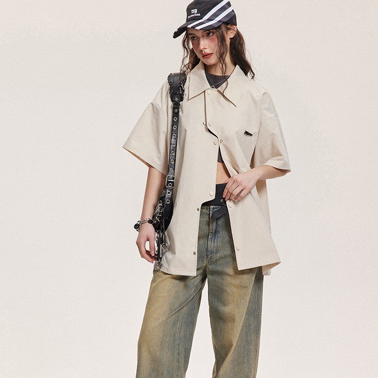 Loose Casual Short Sleeve Men And Women
