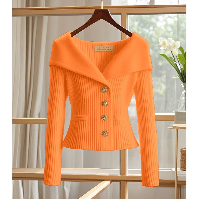Elegant Knitted Casual Top For Women
