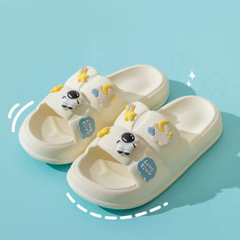 Astronaut Cartoon Slippers Stepping On Shit