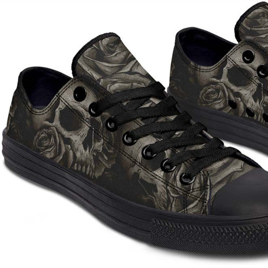 Fashion Print Couple Low-Top Canvas Shoes