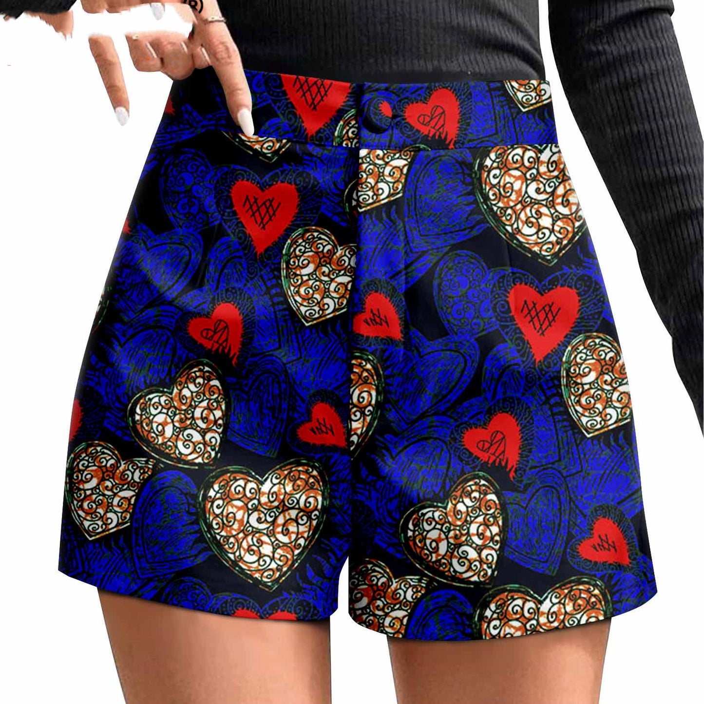 Duplex Printing Batik Shorts