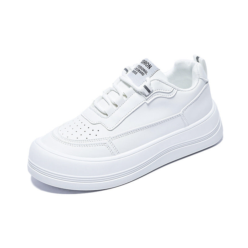 Women's Trendy Thick-soled Sponge Cake Big Toe White Shoes