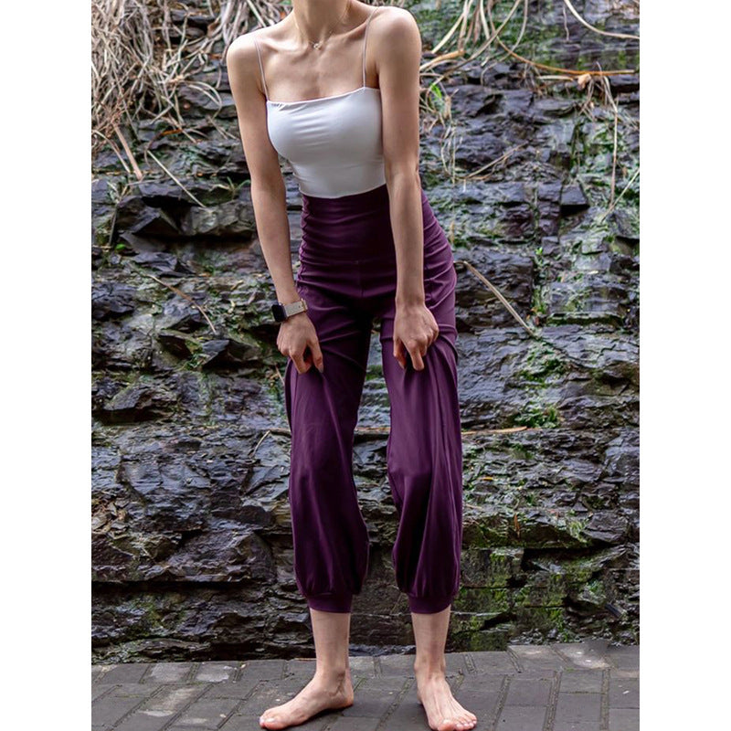 Yoga Pants Female High Waist Loose Wide Legs