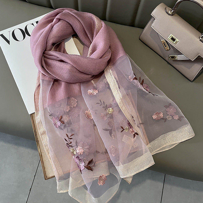 Women's Wild Korean Style Affordable Luxury Style Autumn And Winter Warm Scarf