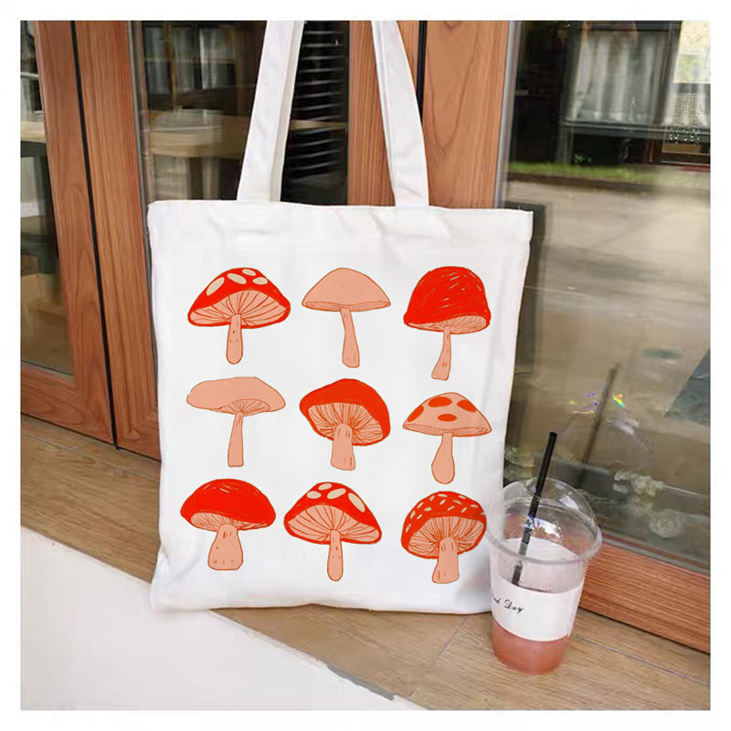 Printed Student Hand-held Shoulder Canvas Bag