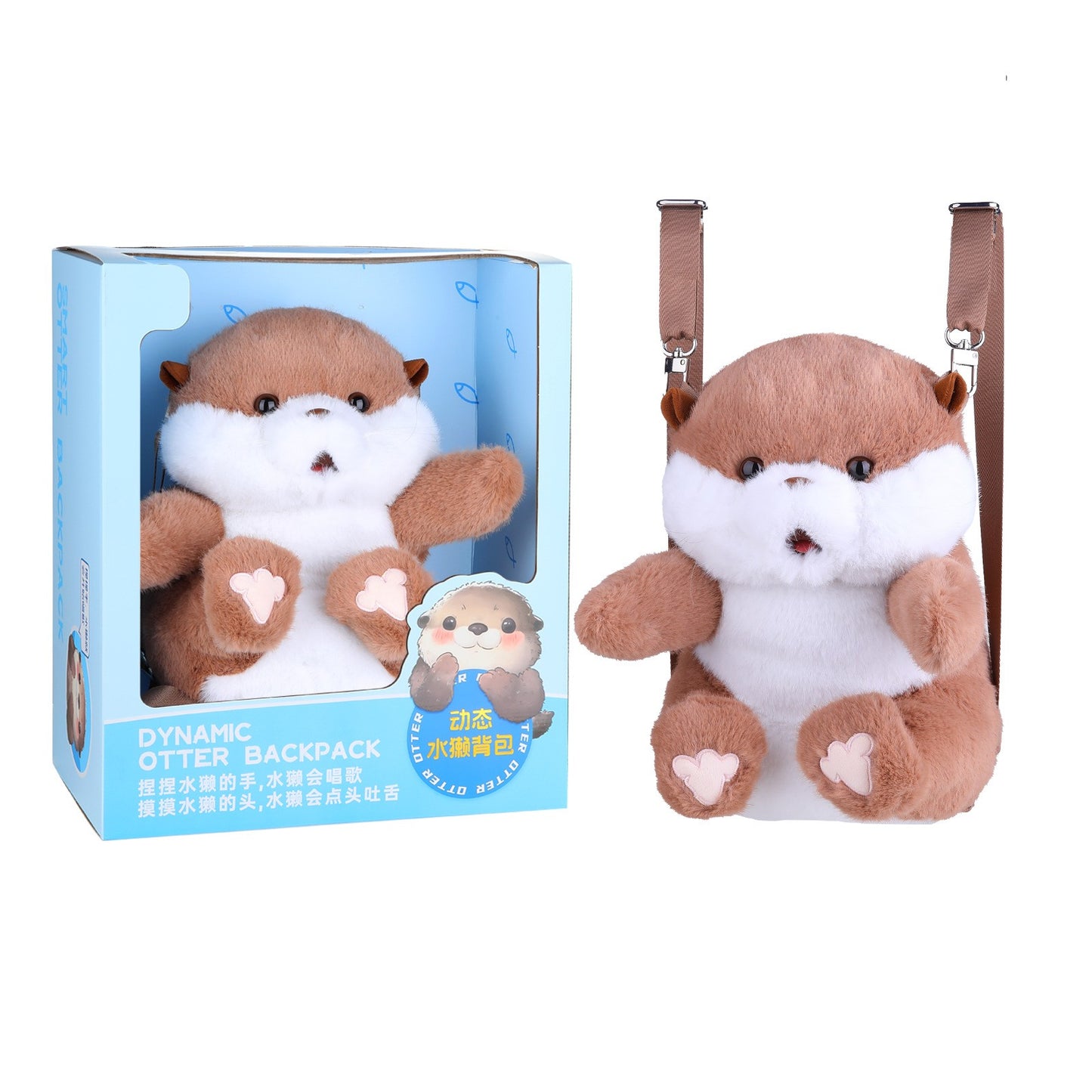 Backpack Smart Plush Toy Singing Battery Screwdriver