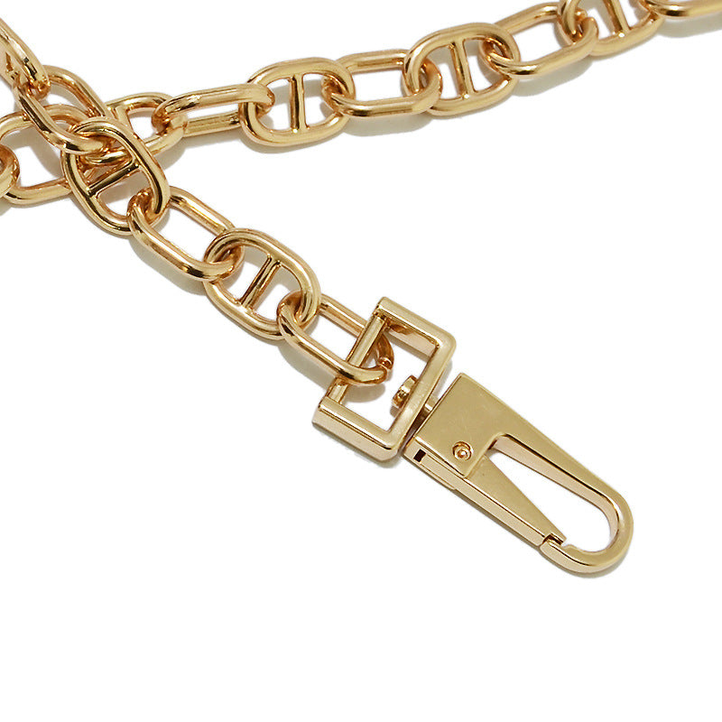 Women's Casual Gold Electroplated Metal Waist Chain