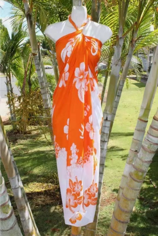 Women's Beach Vacation Bottoming Belt Long Dress