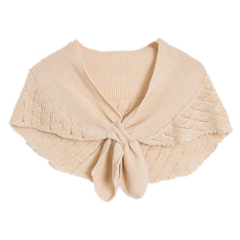Women's Thin Fashion Wool Knitted Hollow Shawl