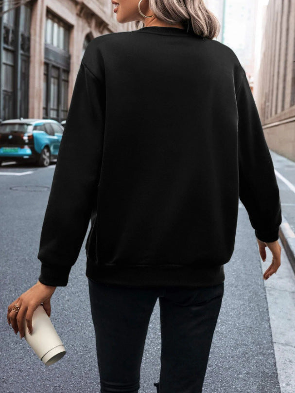 Europæiske og amerikanske plus size dametøj sweater