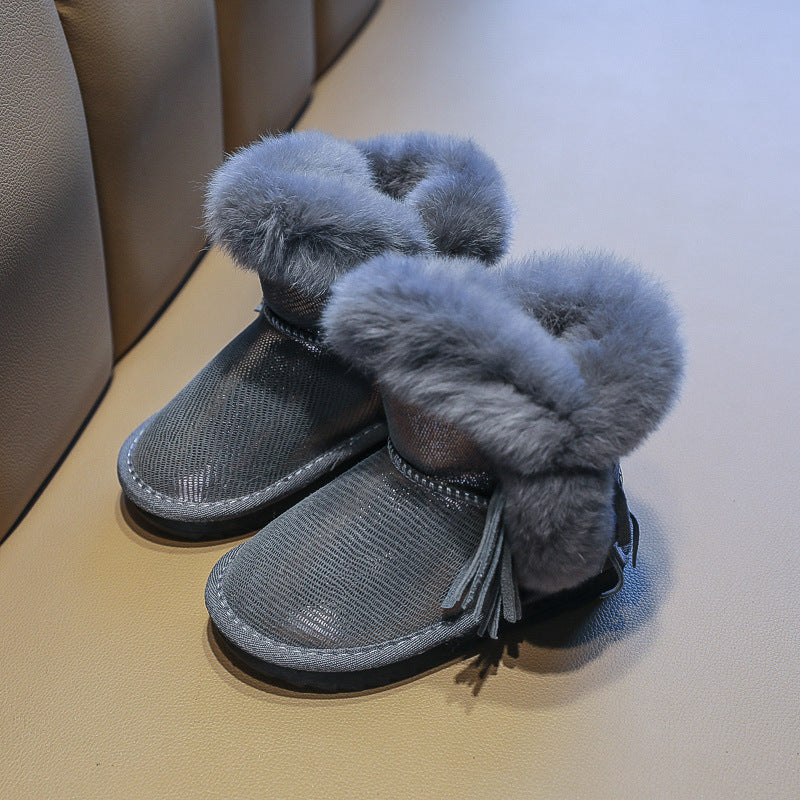 Female New Winter Plush Thick Cotton Boots