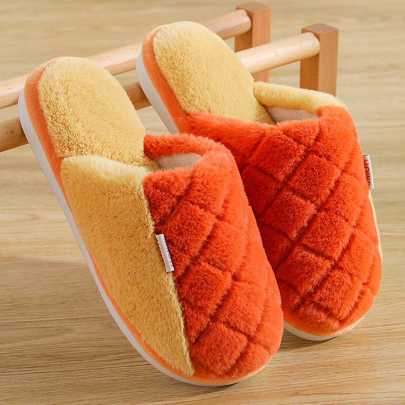 Winter Non-slip Ladies Home Cotton Slippers