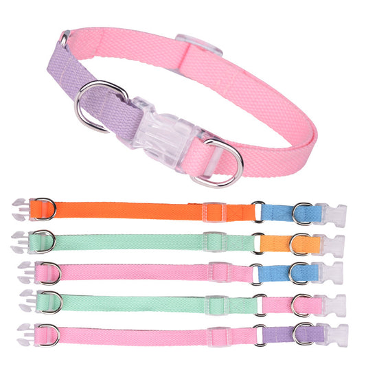 Polyester Ribbon Dog Collar Pet Hand Holding Rope