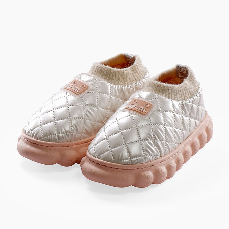 Warm Thick Soled Waterproof Cotton Shoes