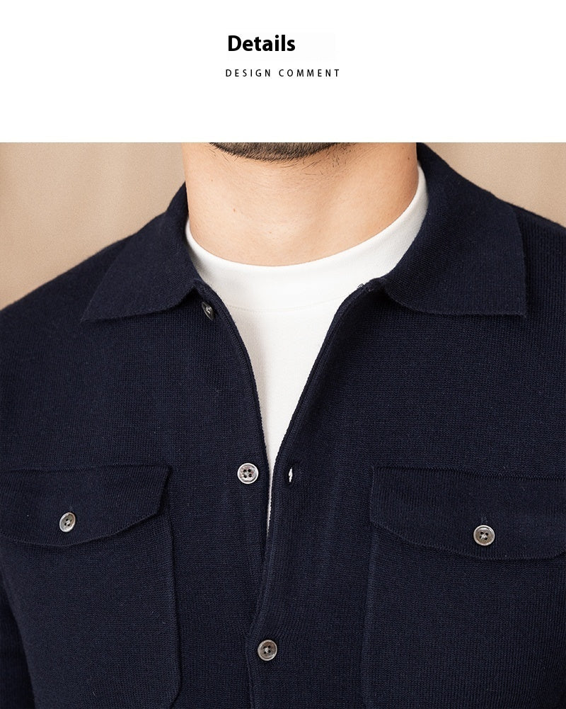 Trendy Solid Color Long Sleeve Sweater Coat