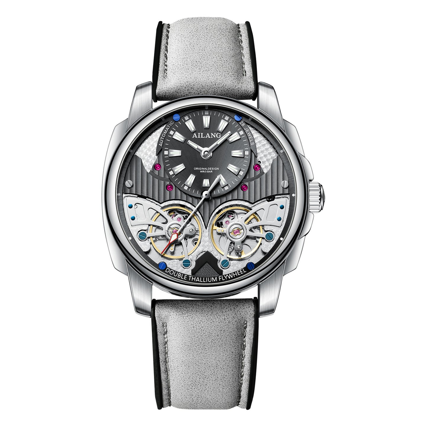 Automatic Mechanical Double Tourbillon Men's Watch