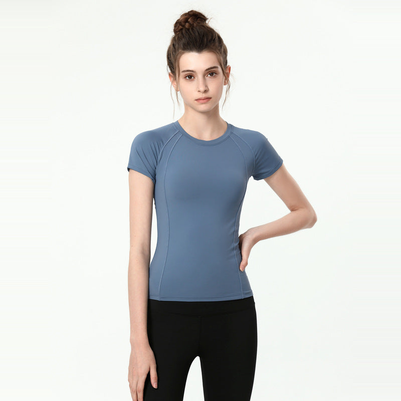 Women's Fashion Yoga Short Sleeve