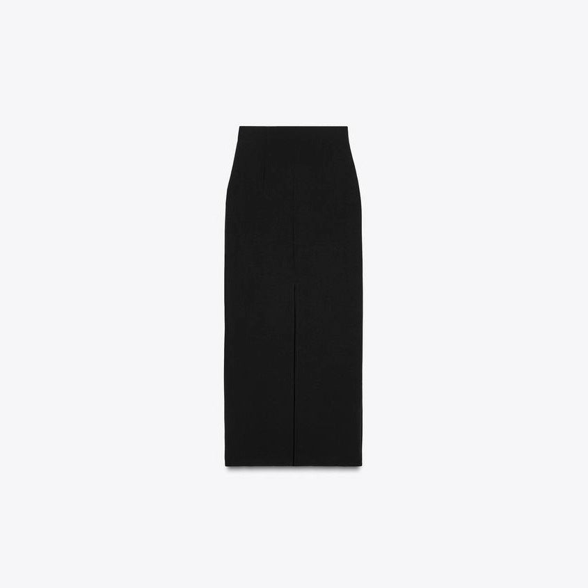 European And American Women's Fashion Elastic Midi Skirt