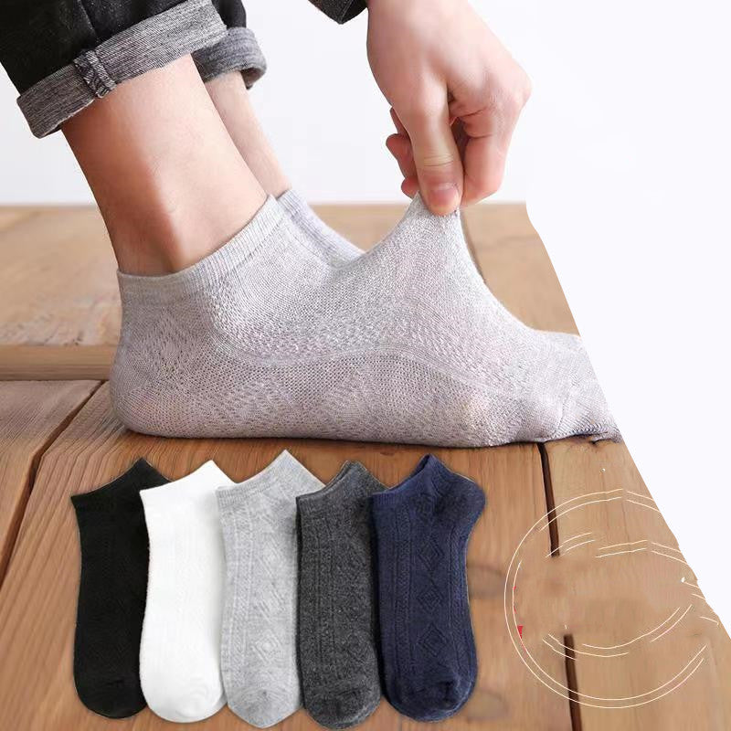 Summer Thin Shallow Mouth Boat Socks Ladies Cotton Socks