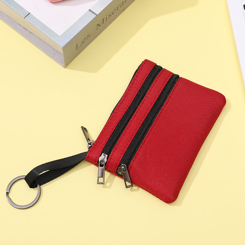 Womens Stylish Mini Canvas Coin Purse