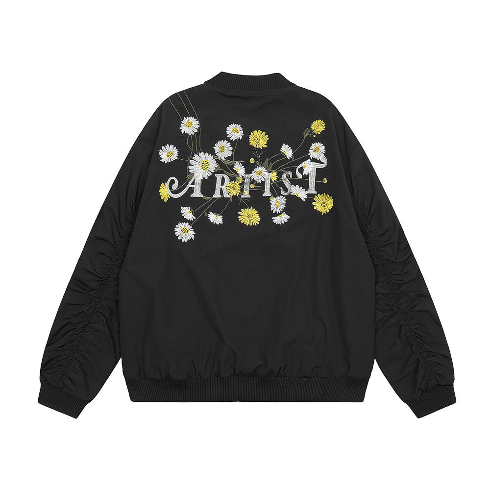 Embroidered Baseball Uniform Coat Men's Spring And Autumn
