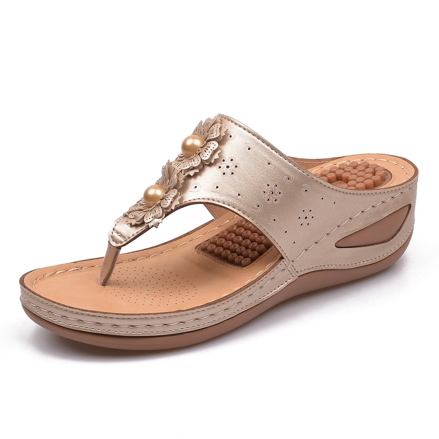 Women's Large Size Lightweight Non-slip Wear-resistant Massage Sandals