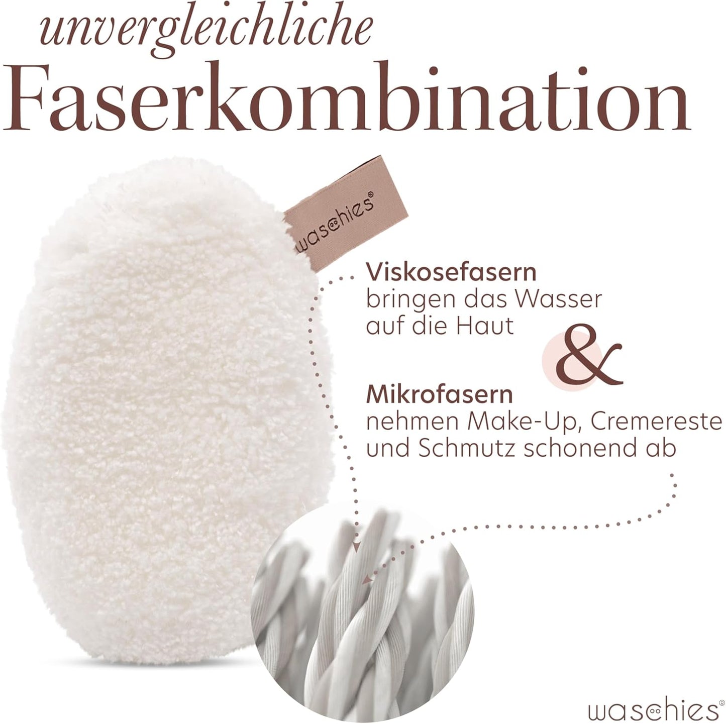 Juego De 6 Almohadillas Desmaquillantes – Albaricoque – Lavables, Reutilizables E Hipoalergénicas, Limpieza Facial Suave – Todos Los Tipos De Piel – Alternativa a Las Almohadillas De Algodón