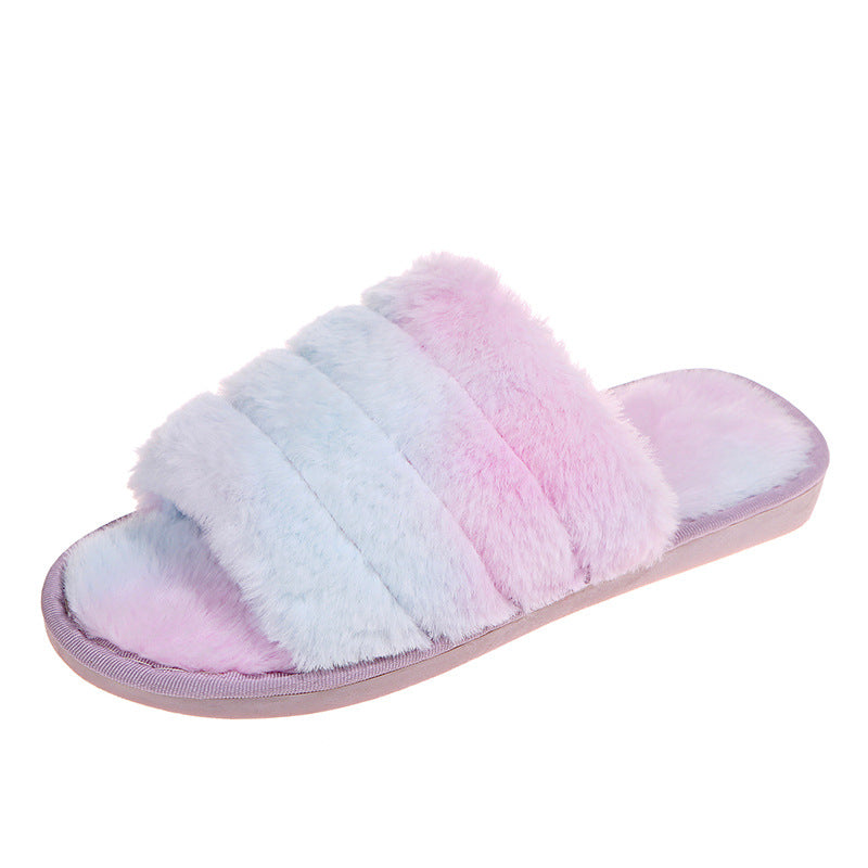 Nye fluffy hjemmesko til kvinder til efterår og vinter