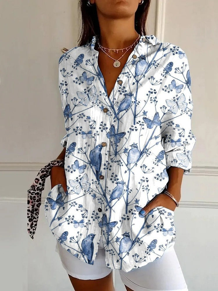 Digital Printing Long Sleeve Shirt Top 3D