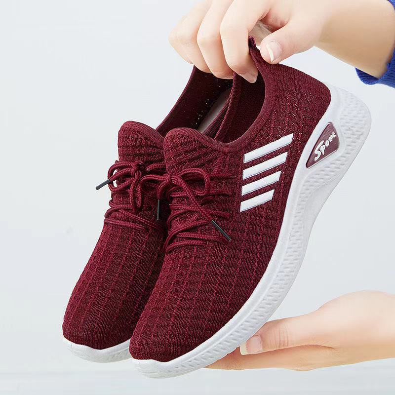 Kvinders sneakers Blød sål afslappede lave løbesko