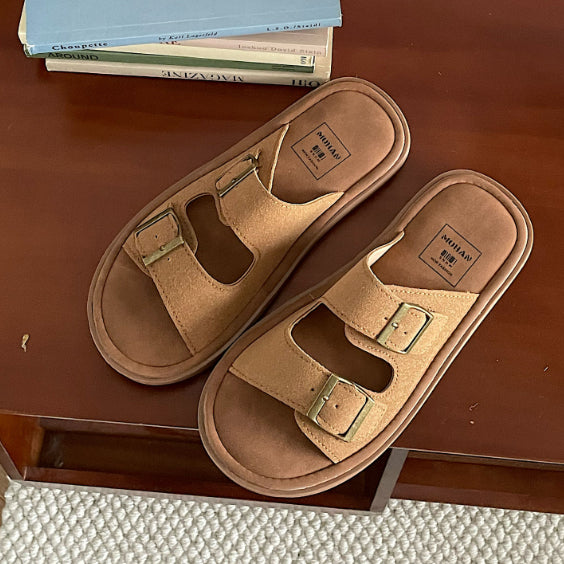 Casual Platform Non-slip Beach Flip-flops Women's Summer Outerwear