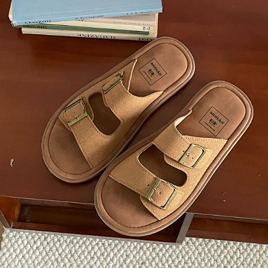 Casual Platform Non-slip Beach Flip-flops Women's Summer Outerwear
