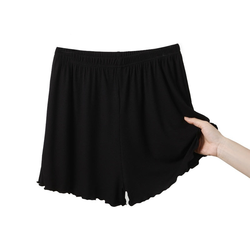 Loose-fitting Bamboo Fiber Cotton High-waisted Plus-size Casual Pants