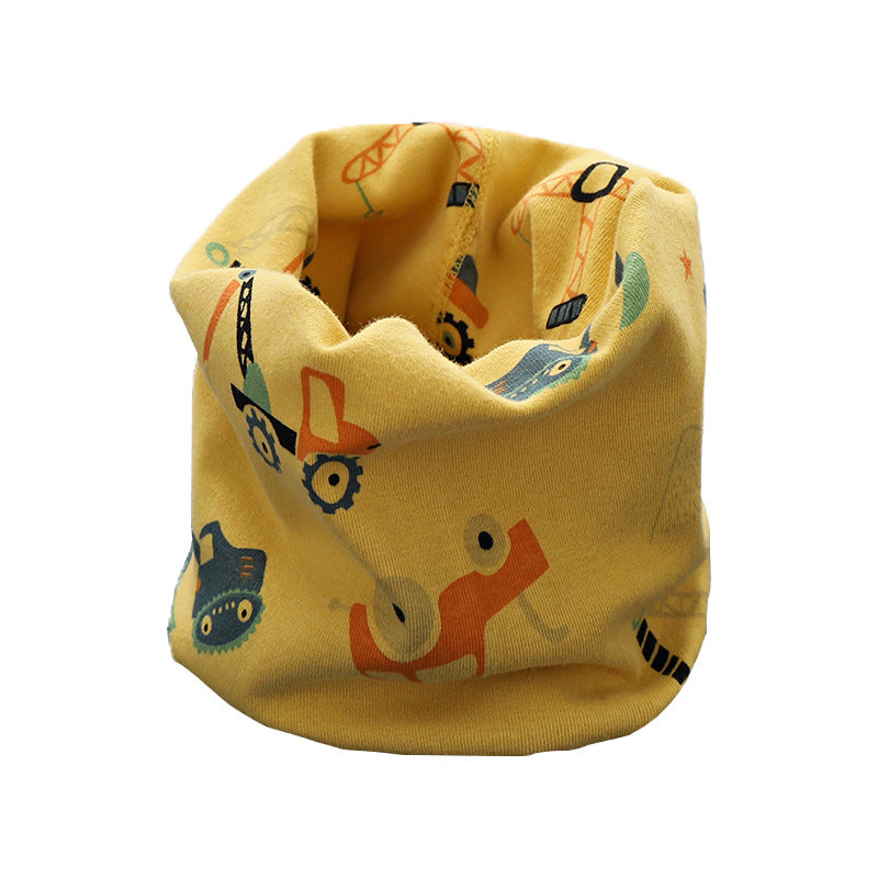 Cotton Autumn And Winter Windproof Warm Cartoon Bandana