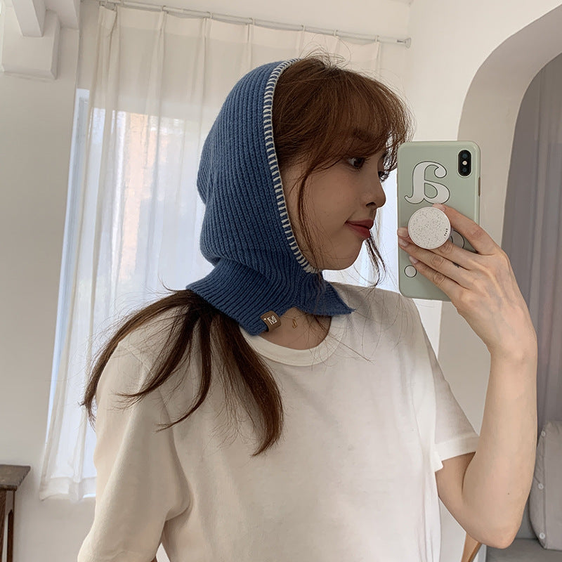 Ladies Fashion Personality Knitted Pullover Hat