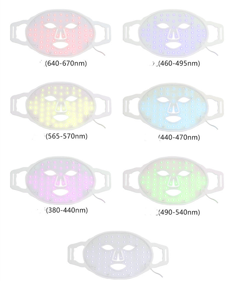 3D Stereoscopic Beauty Instrument Rejuvenation Instrument LED Silicone Mask Phototherapy