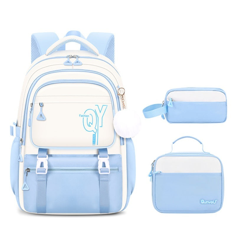 New Stylish Elementary School Backpack Cute Kids Backpack  Casual 3  piece Set