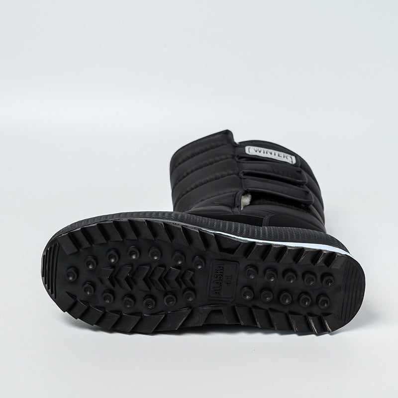 Casual Women's Plus Size High Tube Warm Cotton Shoes