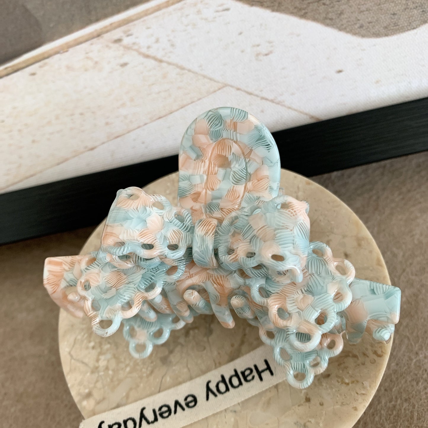 Acetate Lace Bow Barrettes Sweet Temperament Girl