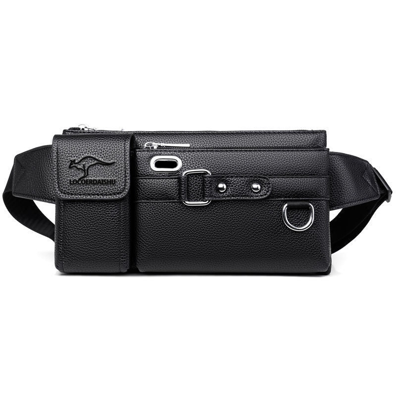 Herretaske til Talje Stor Kapacitet Multifunktionel Crossbody Taske