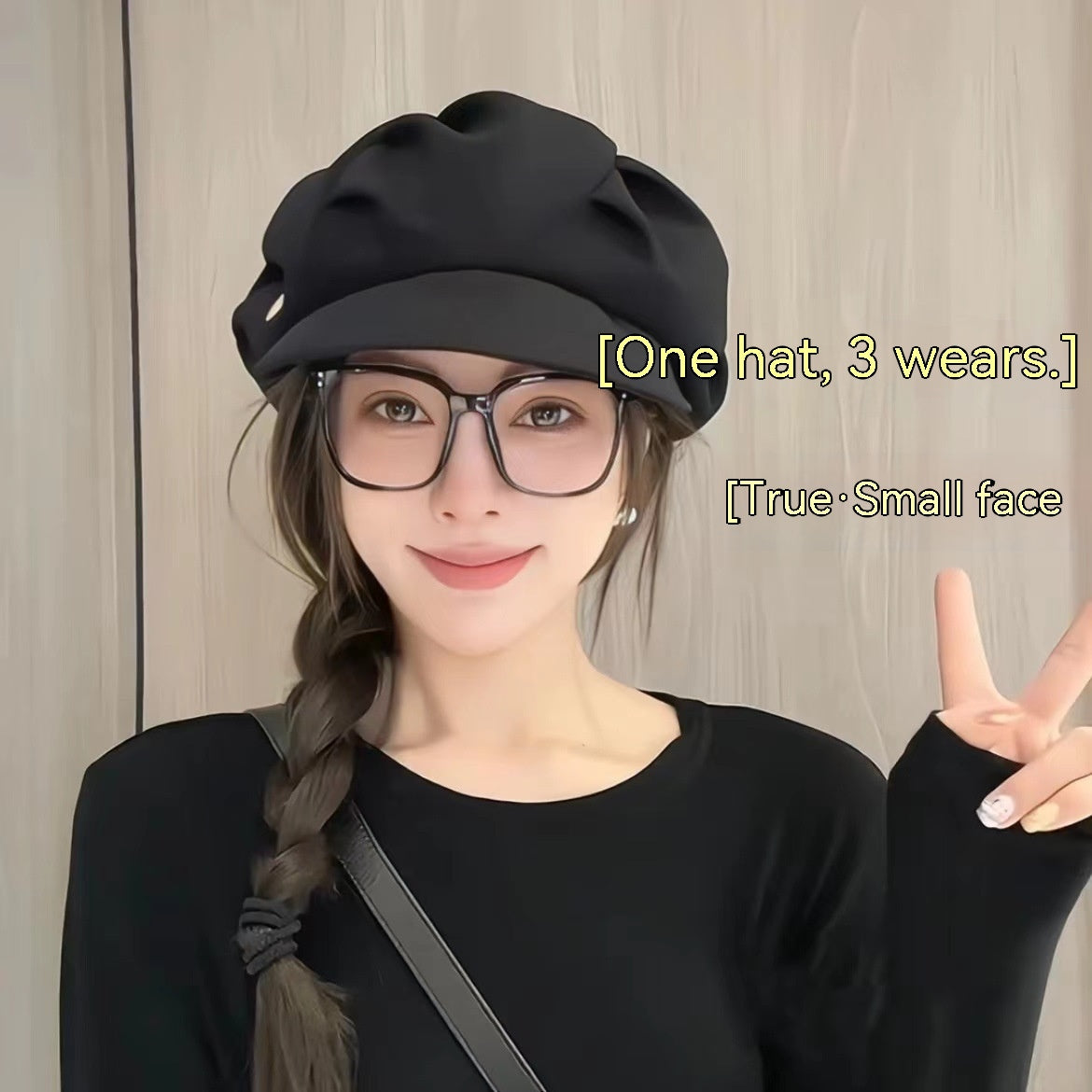 Women's Fashionable Elegant Cloud Peaked Beret Cap Hat